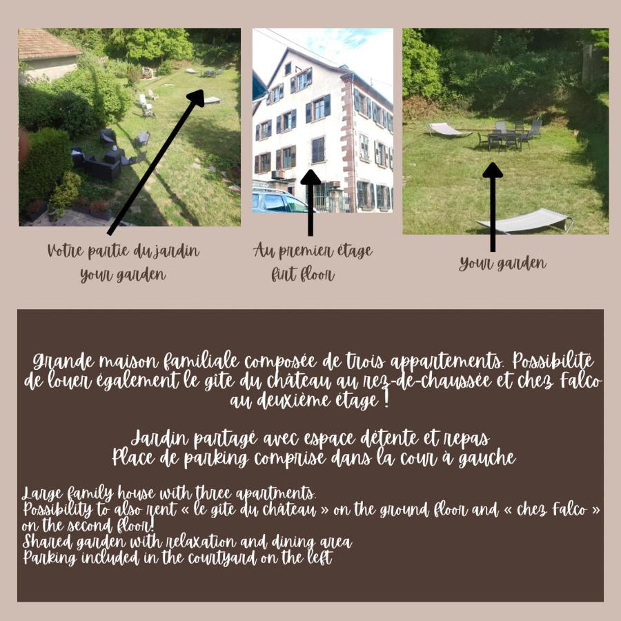 Апартаменты Gite Chez Lulu Proche Du Chateau De Ширмек Экстерьер фото