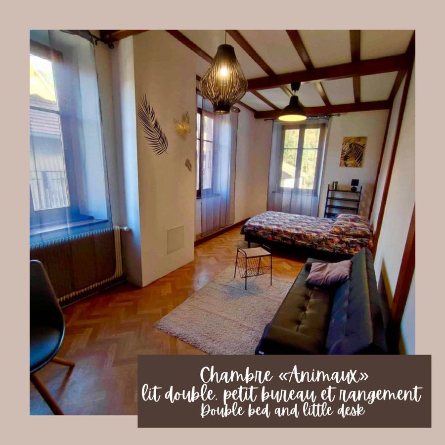 Апартаменты Gite Chez Lulu Proche Du Chateau De Ширмек Экстерьер фото